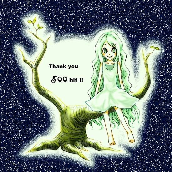 thanks 500hit!